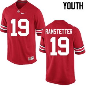 Youth Ohio State Buckeyes #19 Joe Ramstetter Red Nike NCAA College Football Jersey Lightweight ZWF5044LB